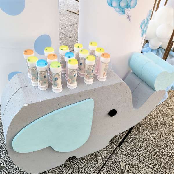 segnaposto bolle di sapone bambini ecofattoart